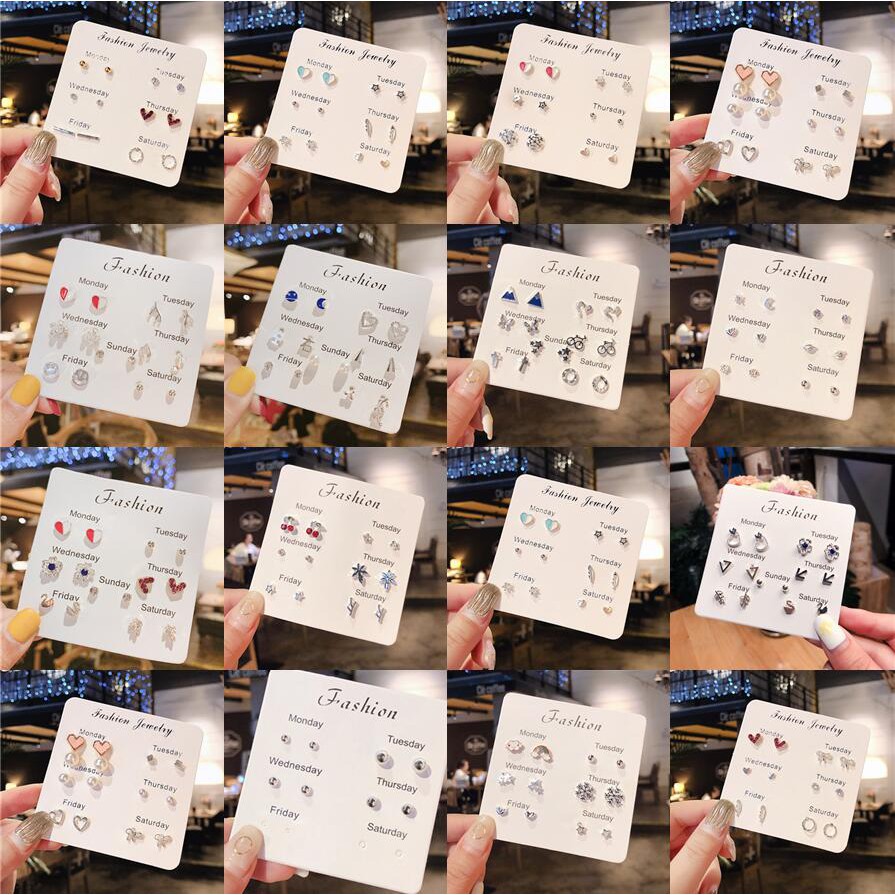 Bông Tai Đính Đá Nhân Tạo Thời Trang 2020 Dành Cho Nữ