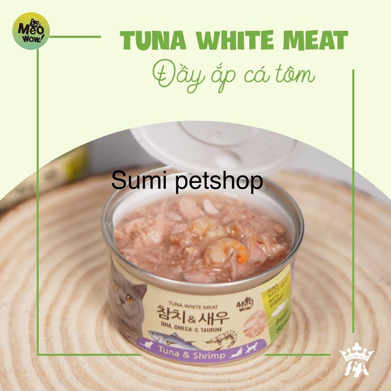 Combo 10 hộp pate , thịt hộp meowow cho chó mèo nhập khẩu Hàn Quốc