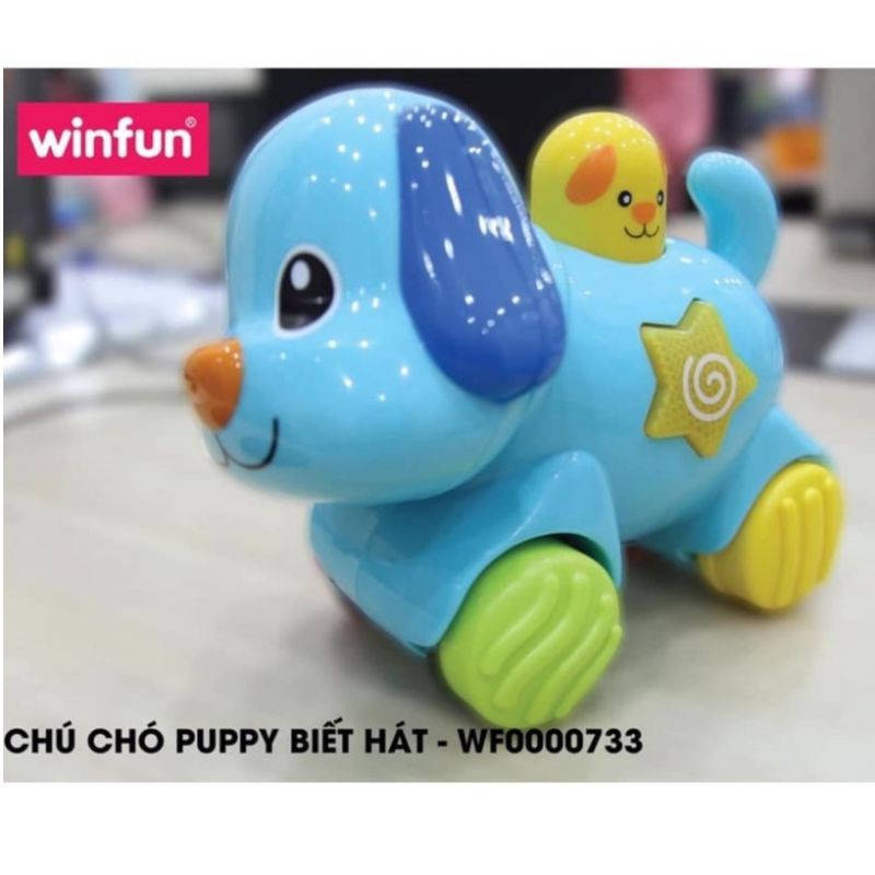 Chú chó Winfun Puppy có đèn nhạc - Winfun 0733