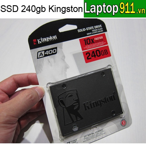 [Tặng dây sata] Ổ cứng SSD Kingston A400 240GB 2.5 inch SATA3 (Đọc 500MB/s - Ghi 450MB/s) chính hãng bảo hành 3 năm