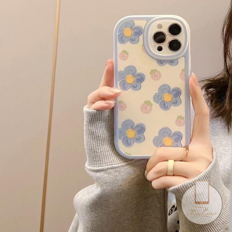 Ốp Điện Thoại Tpu Mềm Chống Sốc Họa Tiết Hoa Cho IPhone 11 12 13 14 Pro Max 7 8 6 6s Plus XS X XR XS Max SE 2020