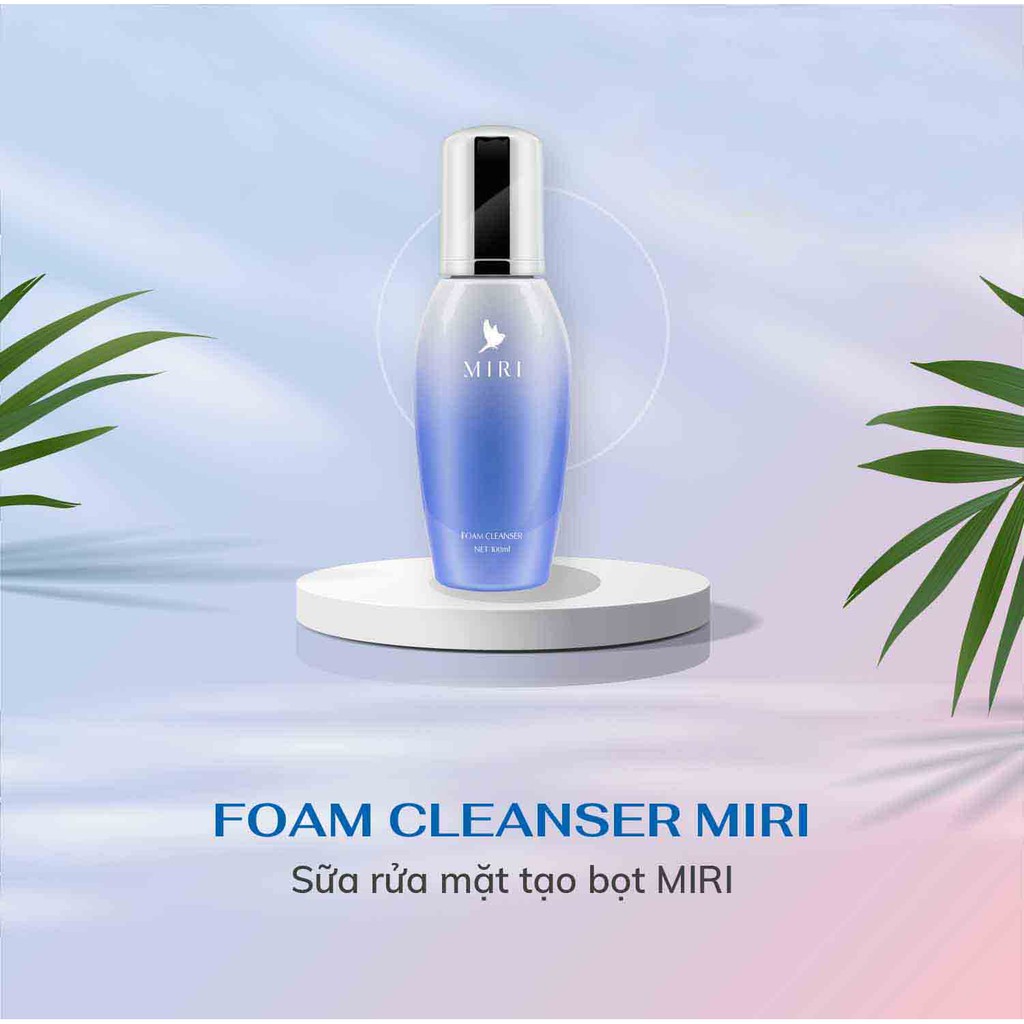 Sữa Rửa Mặt Tạo Bọt Miri Foam Cleanser Làm Sạch Bụi Và Ngăn Ngừa Mụn 100ml
