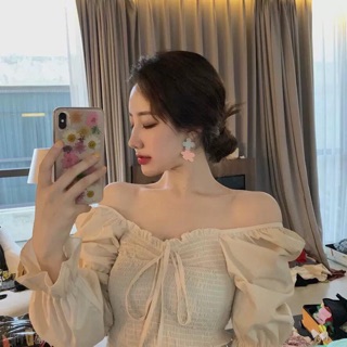 ÁO NUDE BẸT VAI BO EO (KÈM HÌNH THẬT)
