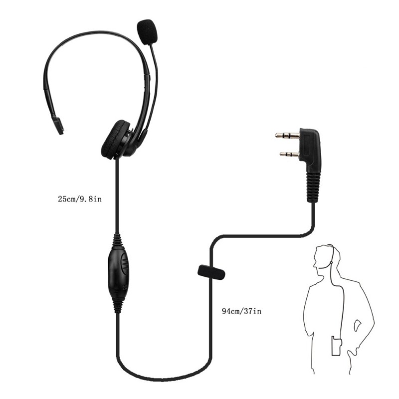 Tai Nghe Bộ Đàm 2-pin Tk220 Cho Tyt Baofeng Puxing Tyt | BigBuy360 - bigbuy360.vn