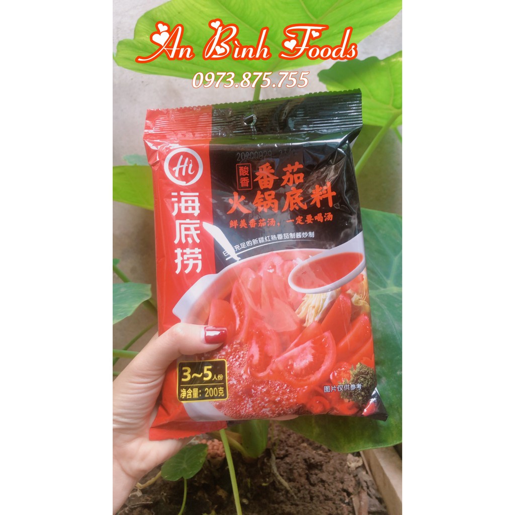 Các loại cốt lẩu Haidilao - Cốt lẩu Tứ xuyên - Các size lựa chọn - Cốt lẩu Thái Tomyum - Lẩu sữa trường thọ