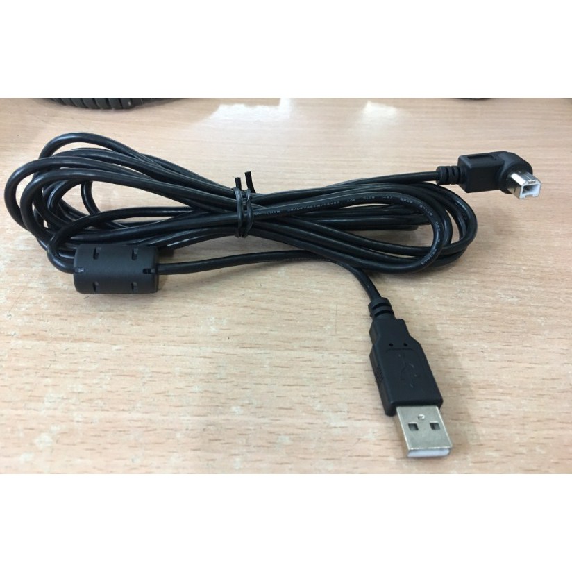 Cáp Máy In USB 2.0 A-B Printer Chữ L 90 Độ Vuông Sang Góc Trái Length 3M