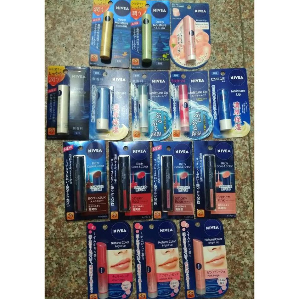 Son dưỡng môi NIVEA Nhật Bản.