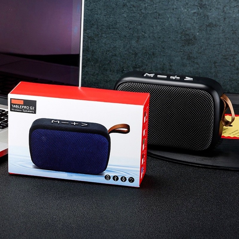 Loa G2 Bluetooth Mini Hộp nhạc di động Speker Aktif Blutut Siêu trầm đầy đủ Radio Spiker Subwoofer
