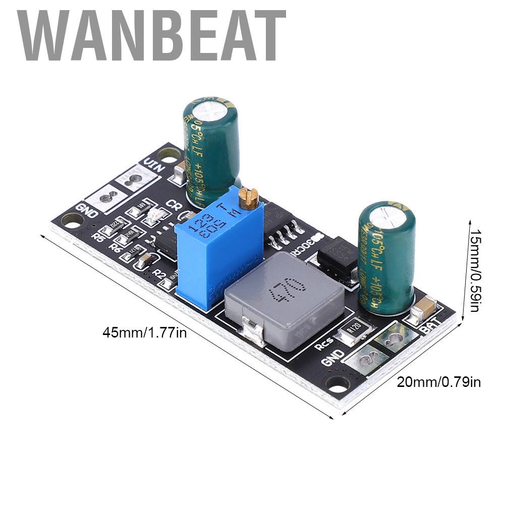 Wanbeat 1A 12V MPPT Solar Panel Controller Li-ion LiFePO4 Lithium Battery Charger Module