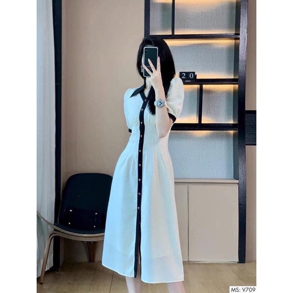 VÁY SƠMI TRẮNG