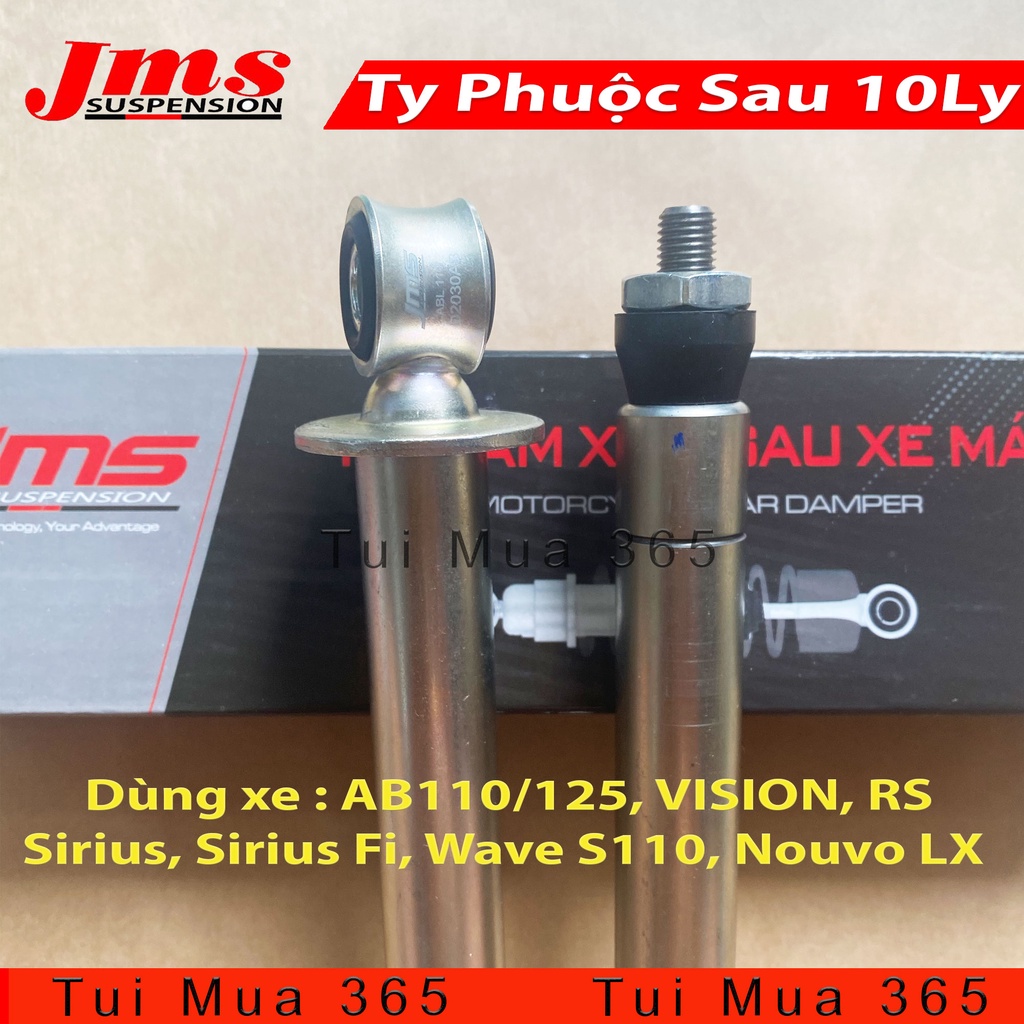 Ty phuộc sau JMS Việt Nhật các dòng xe, AB110, AB125, Wave S110, RS, Sirius, Sirius Fi, Nouvo LX