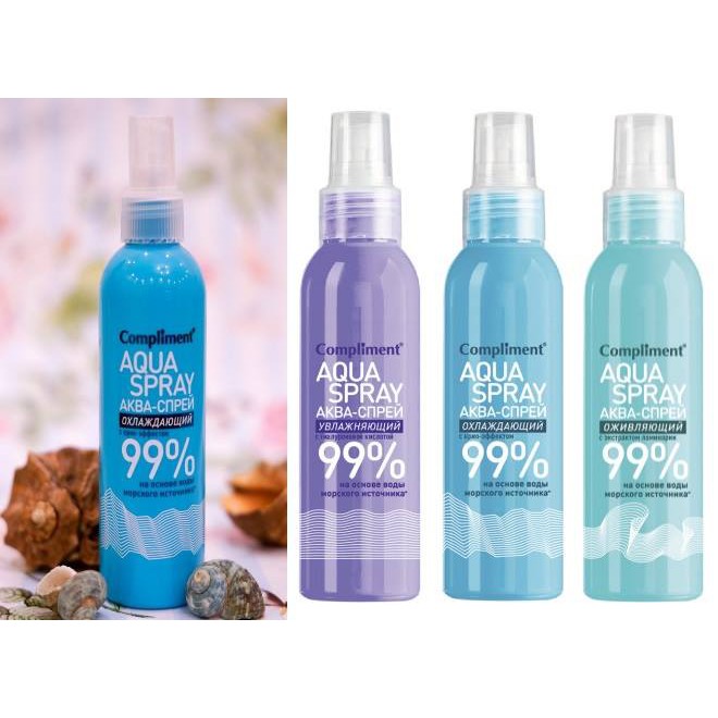 Xịt khoáng Compliment Aqua Spray 99% 200ml