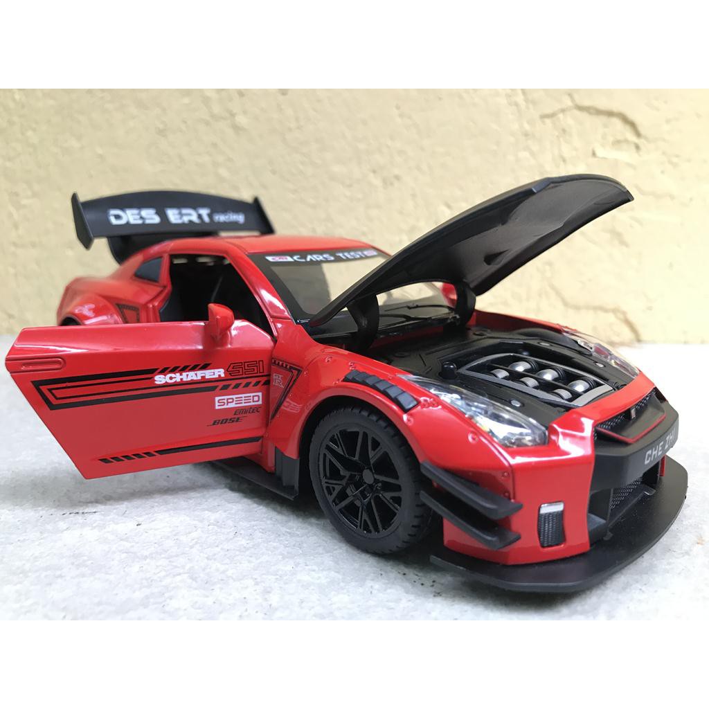 Mô hình xe Ô tô NISSAN GT- R 1:24