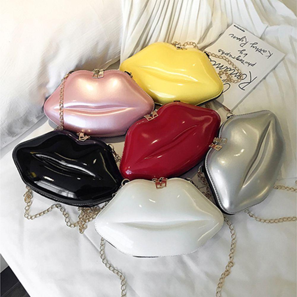 ROWANS Túi Đeo Chéo Đựng Điện Thoại Hình Đôi Môi Thời Trang