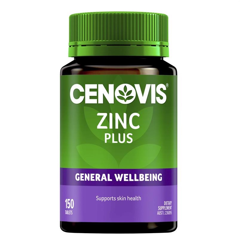 Viên Bổ Sung Kẽm Cenovis Zinc Plus – 150 Viên