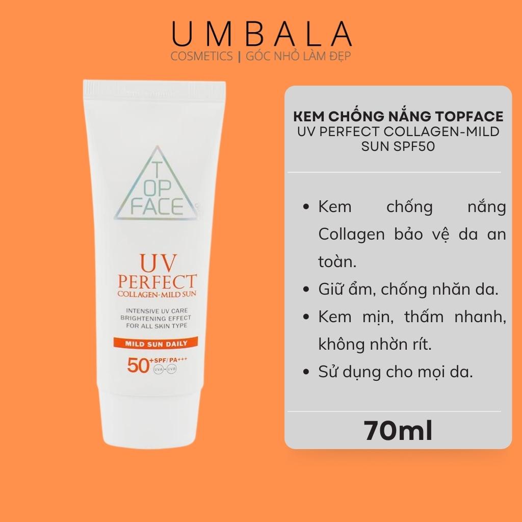 Kem chống nắng Collagen TOPFACE SPF50 (70ml)