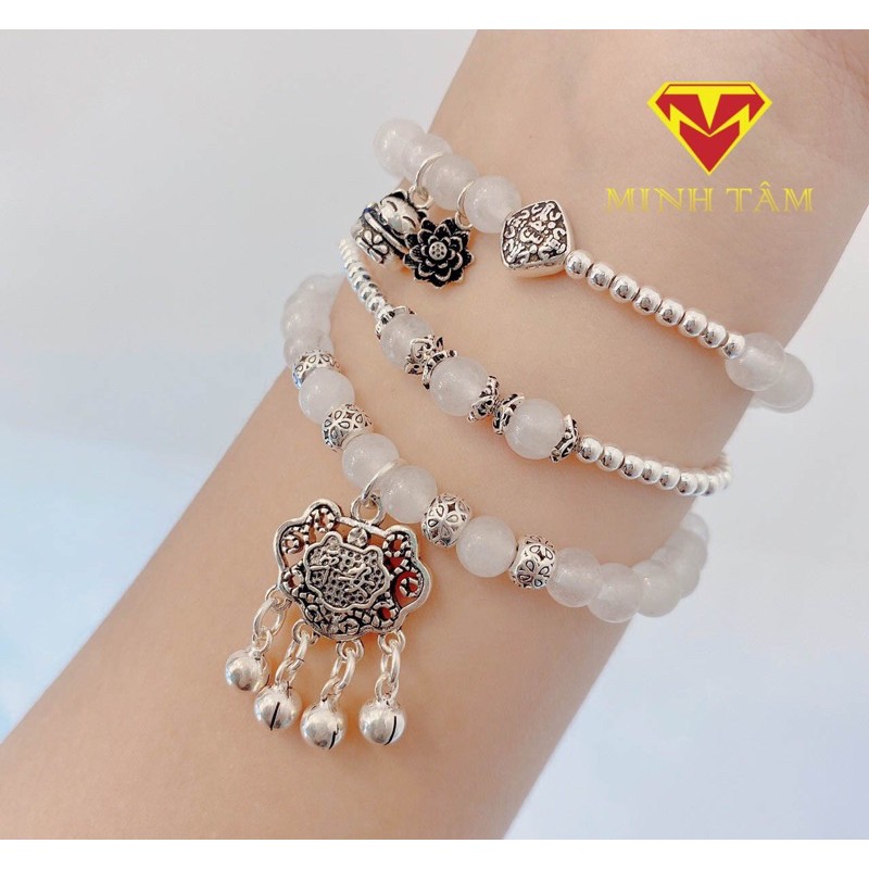 Khoá trường mệnh bạc Thái Khoá như ý bạc S925-Minh Tâm jewelry