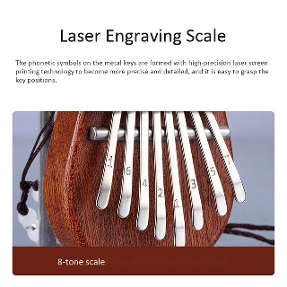 Đàn kalimba 8 phím Mahogany -M08