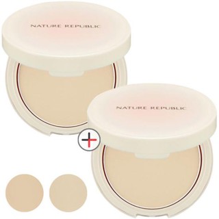Combo 2 Phấn Phủ Nature Republic Pure Shine Powder Pact 12g