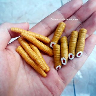 Đồ chơi miniature 1:12_ Xúc xích, Dồi