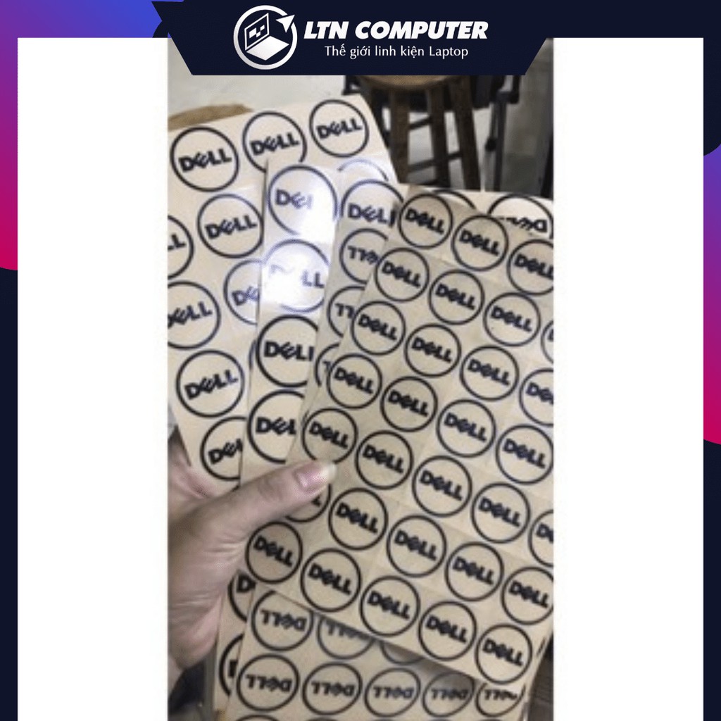 Tem logo Dell 13-15 inch (bạc và đen)  - Tem dán trang trí laptop - Tem chất lượng zin hãng, Freeship toàn quốc | BigBuy360 - bigbuy360.vn