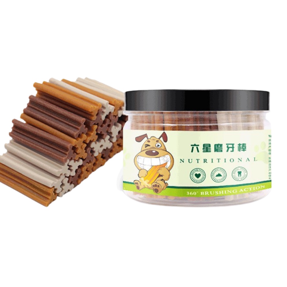 Bánh thưởng Yaho làm sạch răng thú cưng giúp huấn luyện, bổ sung dinh dưỡng - dạng xương xoắn