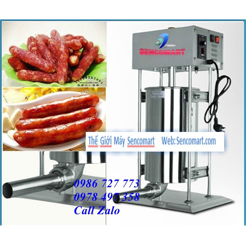 Máy đùn sụn dồi non, lạp xưởng inox 304 chạy điện Senco-10L
