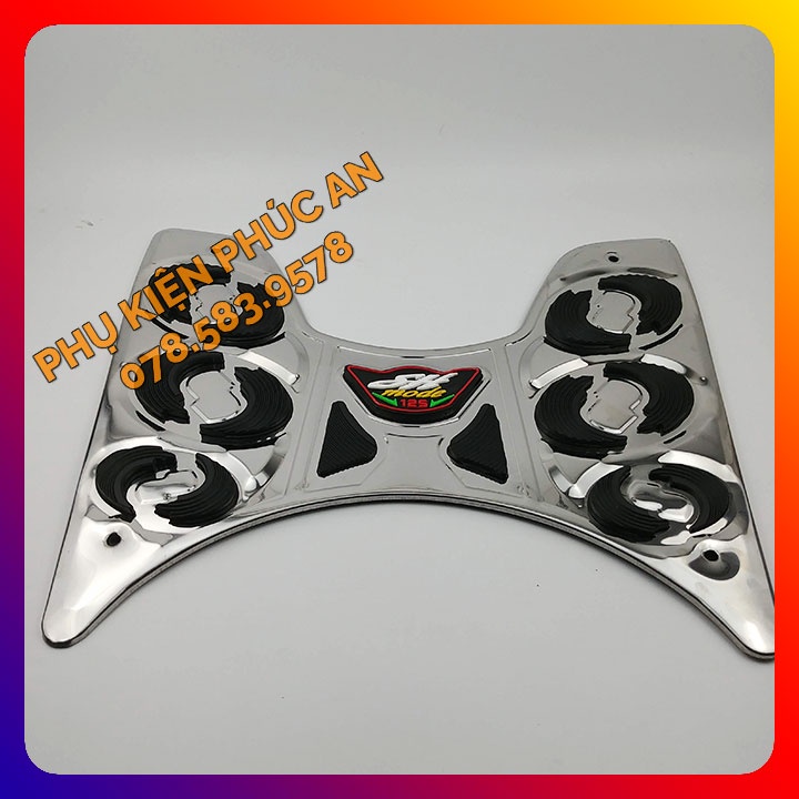 Thảm lót sàn INOX, CAO SU xe Sh Mode năm 2020 2021 2022 2023 gác để chân trước Sh Mo đời mới