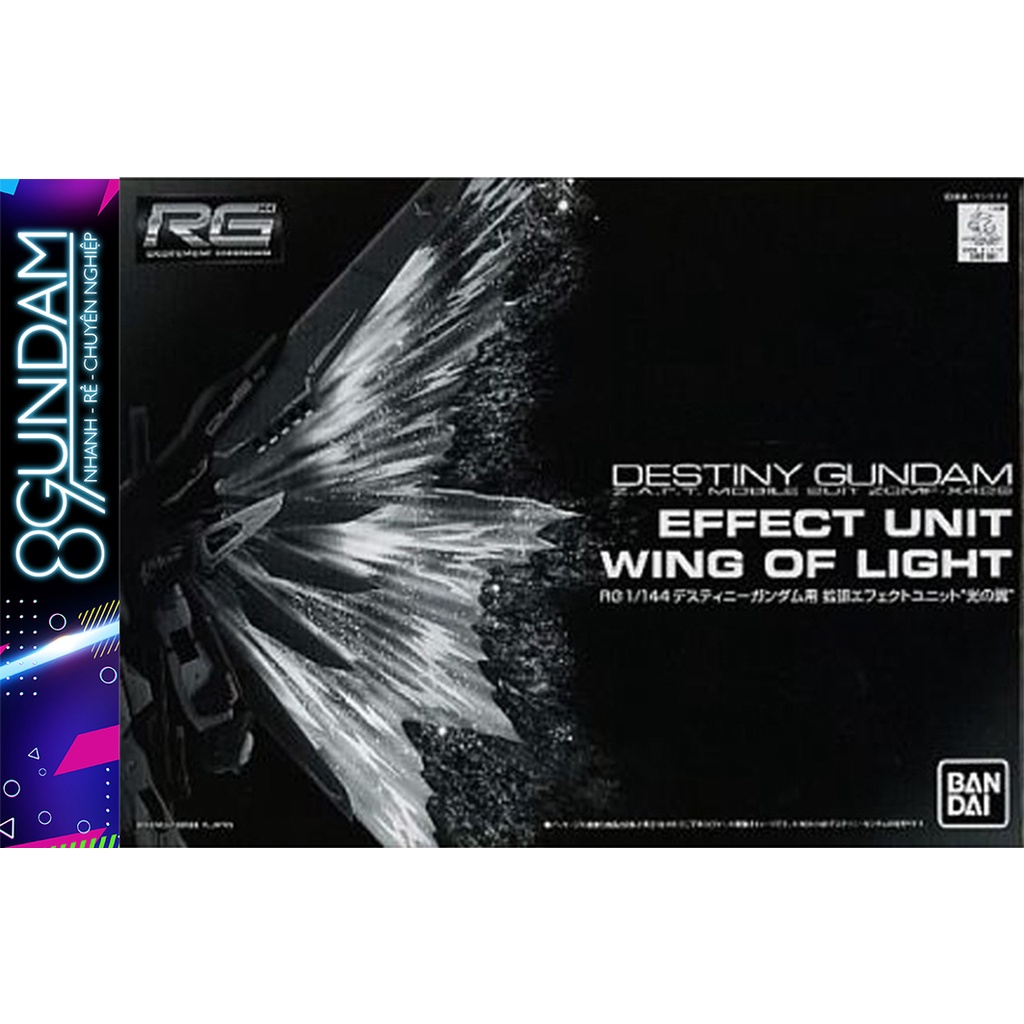 Mô Hình Lắp Ráp Effect Unit Wing of Light cho RG Destiny Gundam