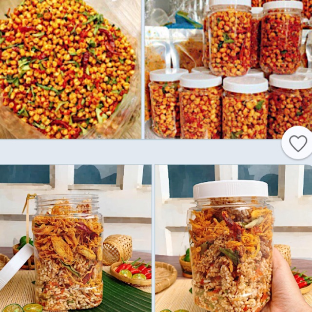 Bắp rim sate mix khô bò lá chanh,cơm cháy tép khô gà lá chanh siêu ngon | BigBuy360 - bigbuy360.vn