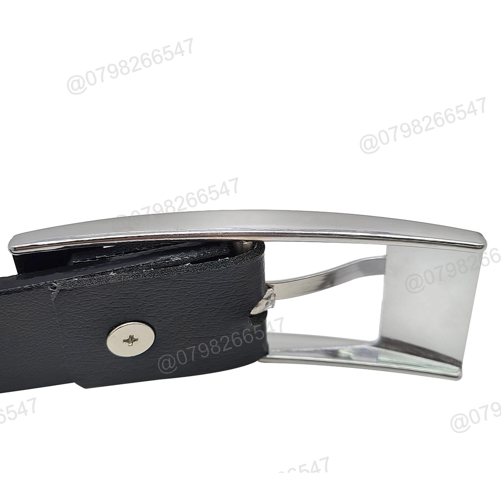 Thắt lưng học sinh DHM-261 | Khoá kim trắng thời trang bản nhỏ 2.3cm | Bảo hành 12 tháng