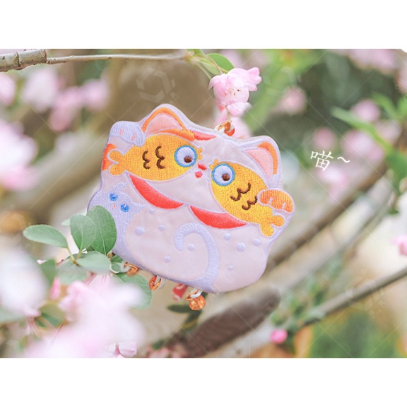 DIY túi thơm CÁ CHÉP MAY MẮN- kit nguyên liệu  kèm nhân thơm tự thêu quà tặng TÌNH YÊU- nana HANDMADE shop