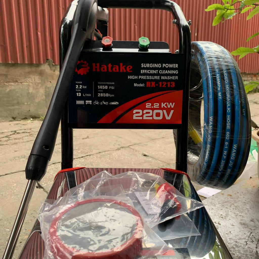 Máy Rửa Xe Cao Áp 2.2kw Hatake RX-1213