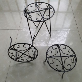 10 cái Chân sắt kê chậu hoa cao 10 cm