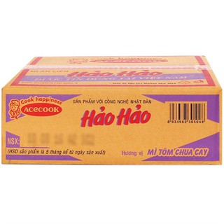 Thùng mỳ Hảo Hảo vị tôm chua cay