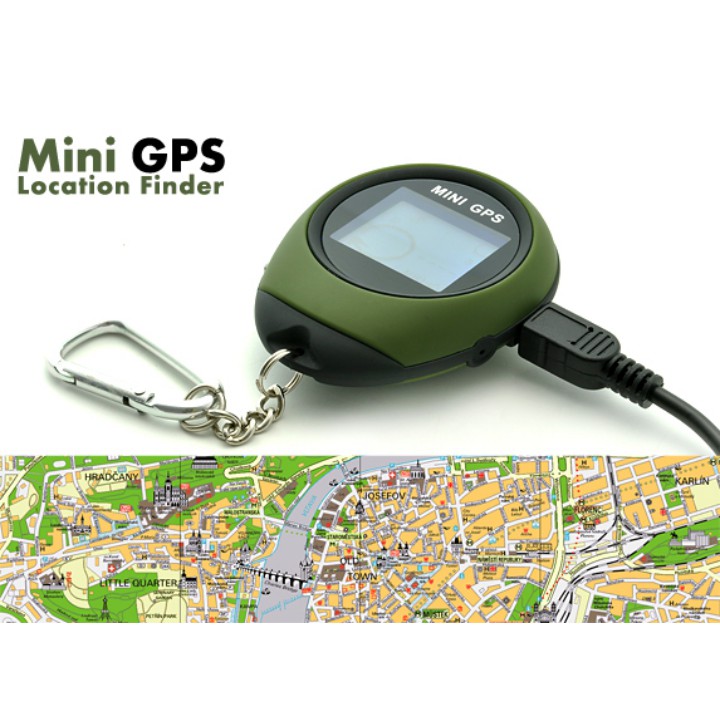 Thiết bị định vị theo dõi LCD GPS toàn cầu móc khoá cực tiện