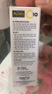Kem Acnes c10 sẹo mụn và thâm da