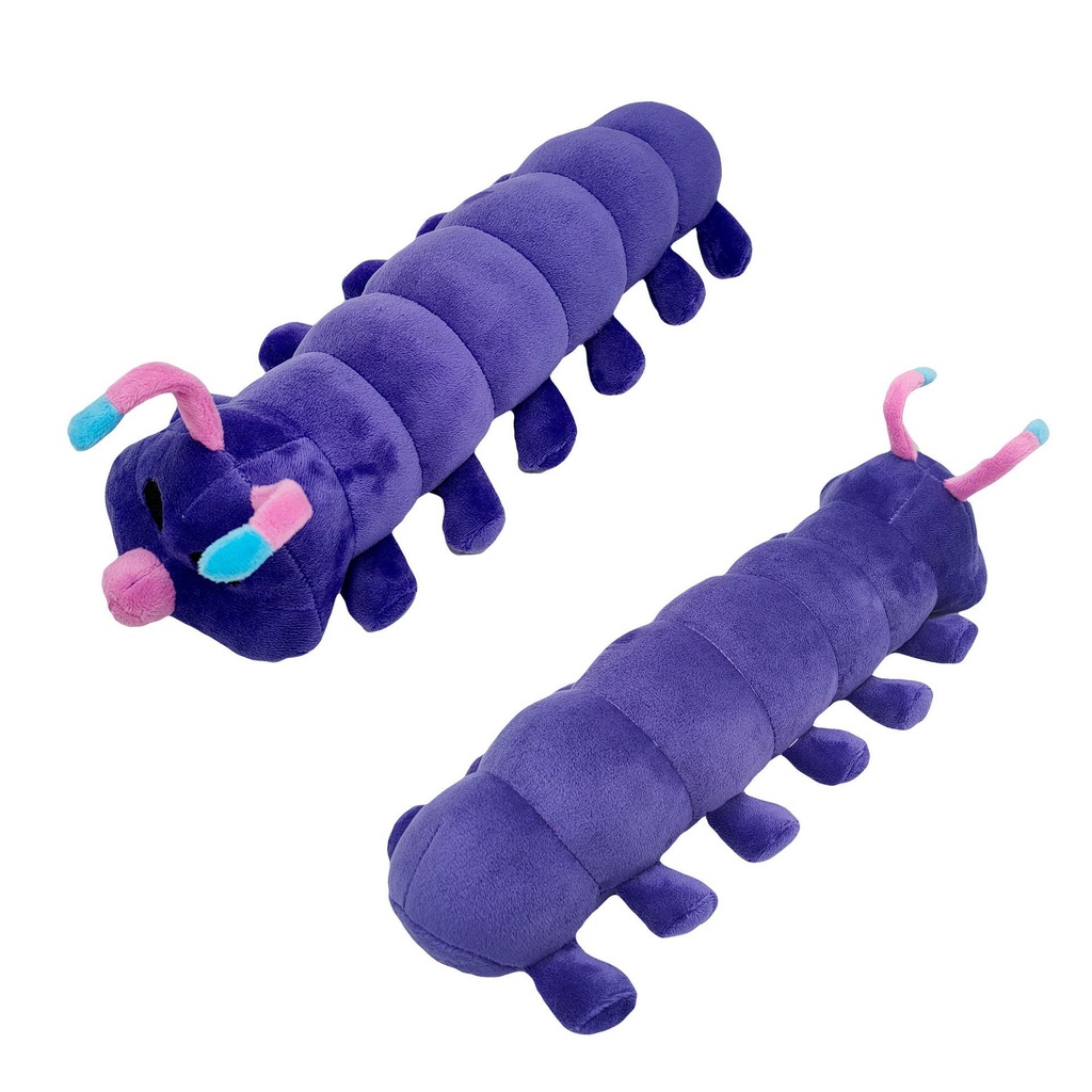 Đồ chơi nhồi bông sâu bướm poppy 37cm màu tím cho trẻ em