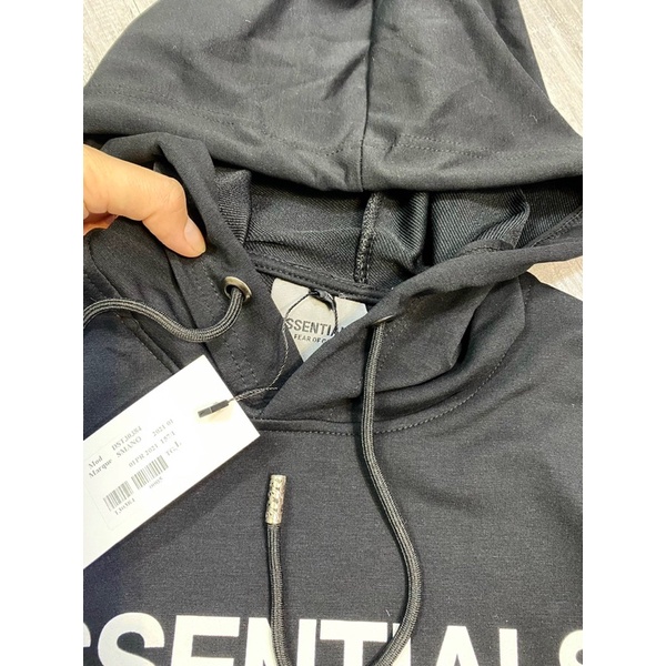 Áo nỉ Hoodie Essentials chữ nổi cực chất - Áo nỉ nam da cá đỉnh cao