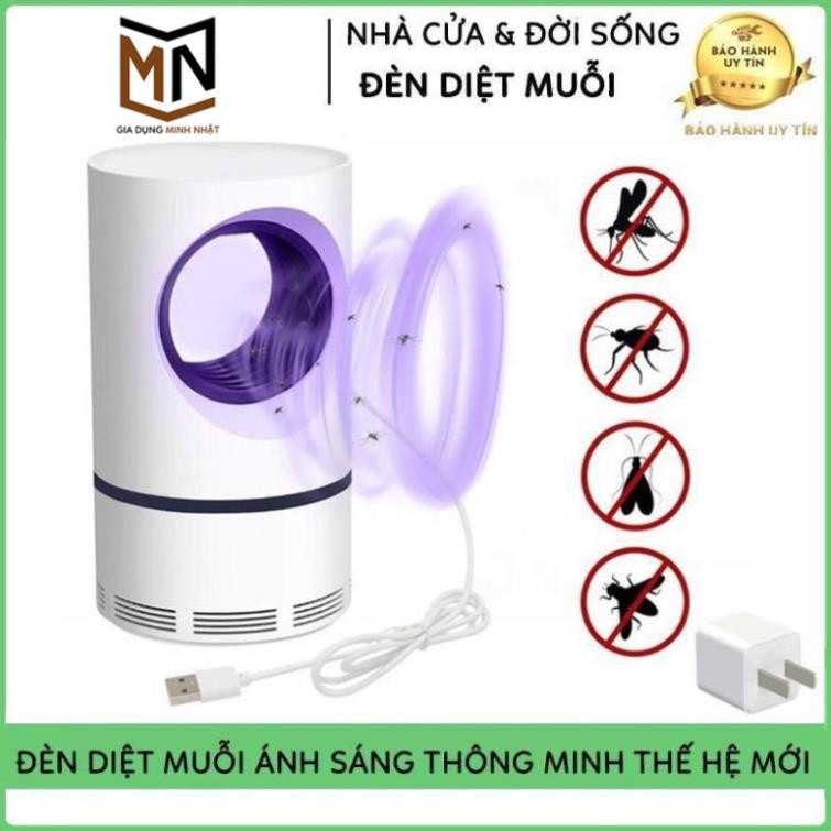 Đèn Bắt Muỗi, Máy Bắt Muỗi Kiêm Đèn Ngủ Jack Cắm USB Siêu Tiện Dụng, Bảo Hành 3 Tháng