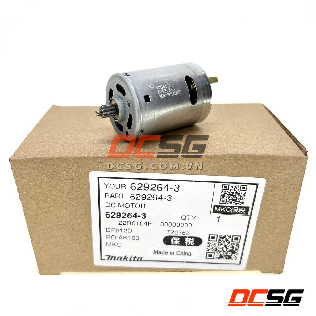 Motor cho máy vặn vít gập DF012D Makita 629264-3 | DCSG