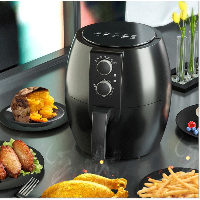 Nồi Chiên Không Dầu Hãng Nontaus loại 4,5L , Nồi Chiên loại Bao Bì Đỏ Nội Địa