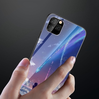 Ốp điện thoại kính cường lực thích hợp cho Iphone Se 6 6s 7 8 Plus Xs 11 Pro Max X Xr