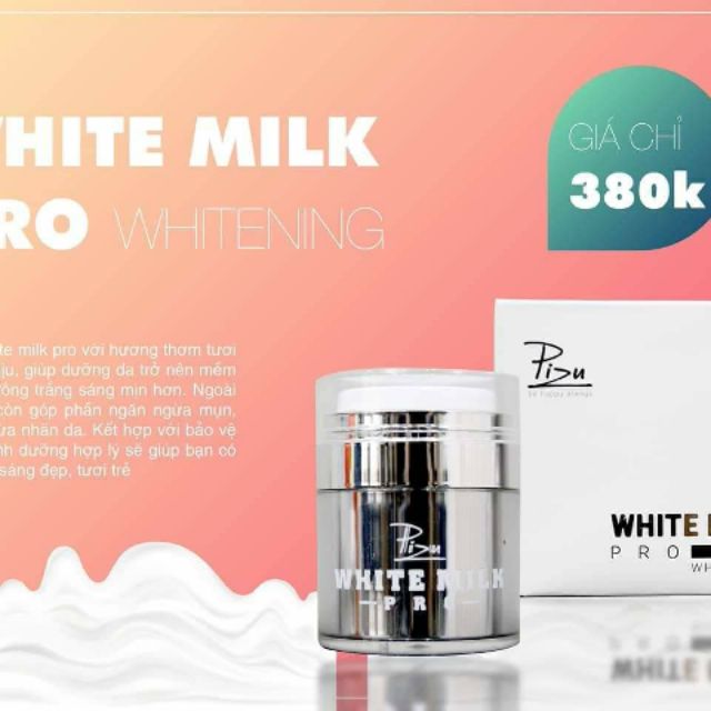 💋KEM THÁNH LÀM TRẮNG DA SỮA GẠO NON #PIZU. _DƯỠNG_TRẮNG_DA_WHITE_MiLK_PRO
#CHỈ_SAU_7NGÀY.#DƯỠNG_LÀ_TRẮNG