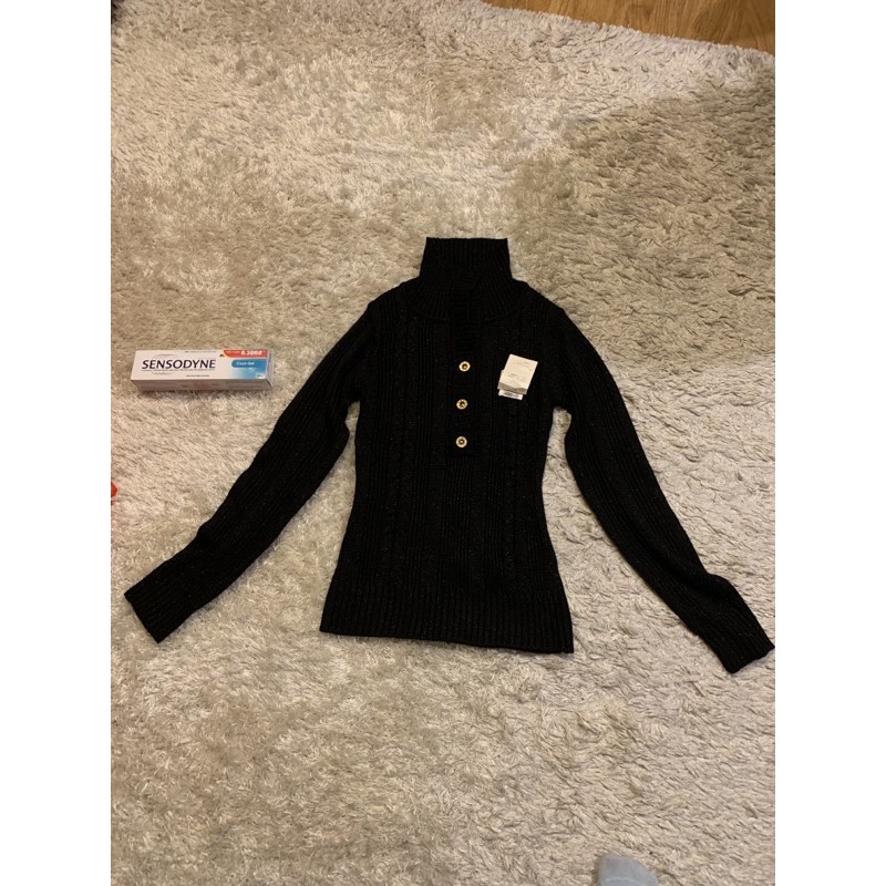 áo len đen xịn nguyên tag Nhật size s m