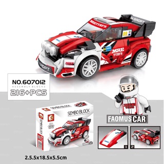 Mẫu lego sembo block 607012 xe đua