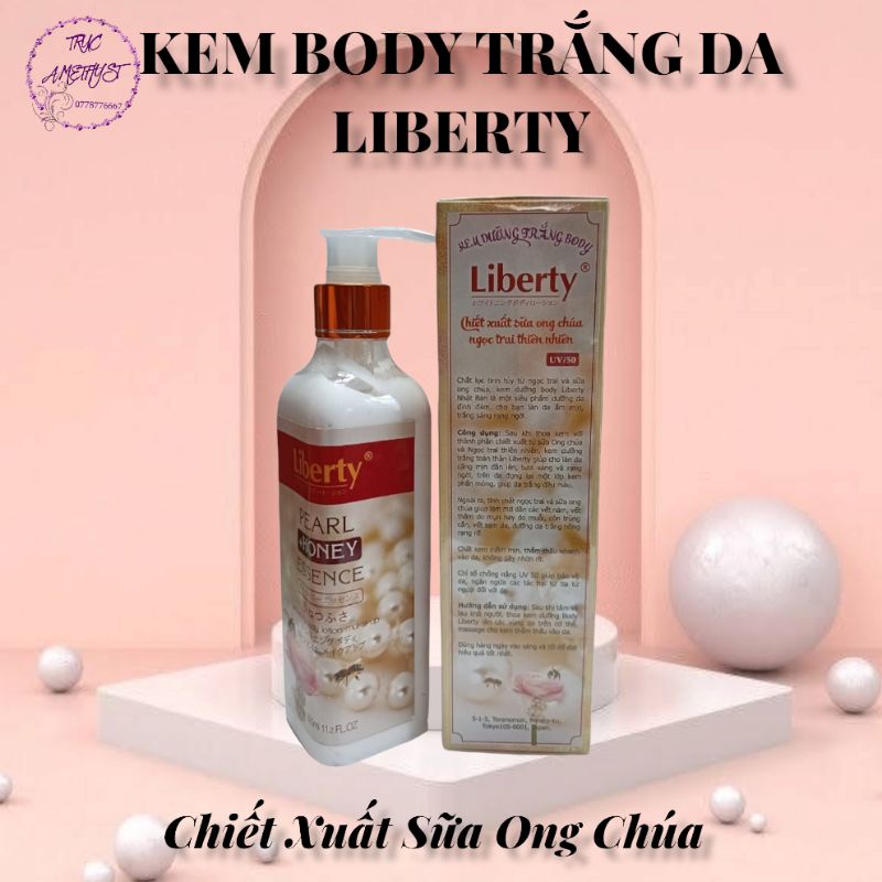 KEM DƯỠNG TRẮNG DA BODY LIBERTY SỮA ONG CHÚA