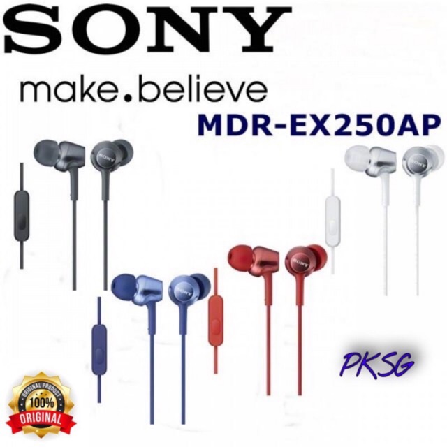 Tai nghe SONY MDR-EX255AP chính hãng Thái Lan mới 100% fullbox