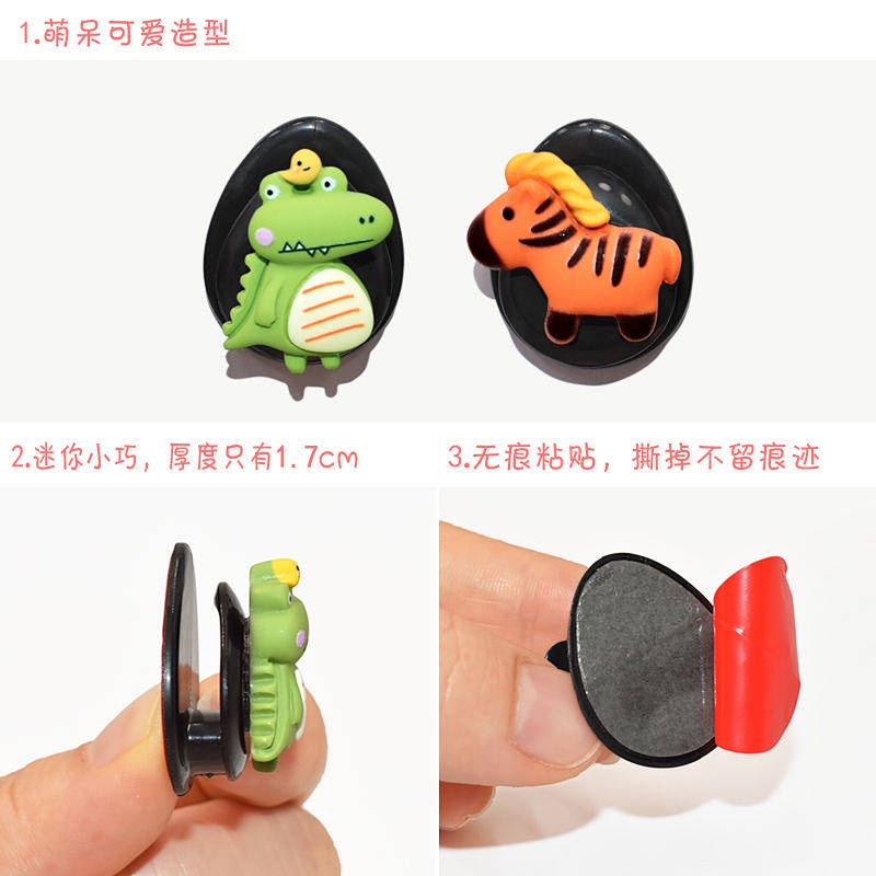 Móc treo đồ gắn sau ghế xe hơi hình hoạt hình sáng tạo