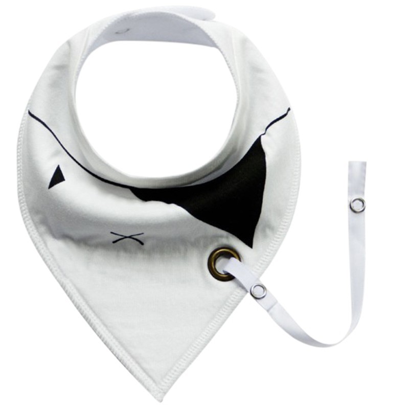 Yếm Ăn Cotton Hình Tam Giác Cho Bé